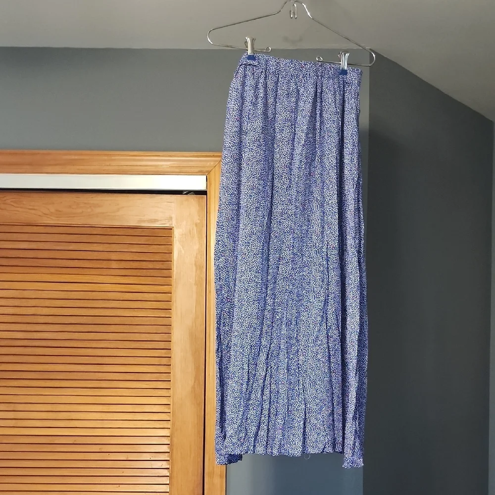 Lucky Brand Blue A-Line Skirt - Picture 2 of 4